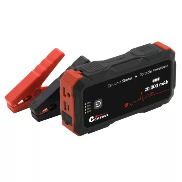   Compass powerbank JUMP STARTER funkcióval (20 000 mAh, 2000 A)