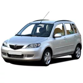 MAZDA 2 (DY) AUTO GUMMIMATTEN (2002-2007)