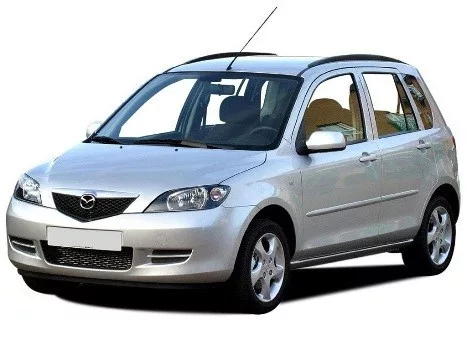 MAZDA 2 (DY) AUTO GUMMIMATTEN (2002-2007)