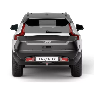   Hapro Boxer Hexagon L vonóhorogra szerelhető szállítóbox - 420 l, fekete