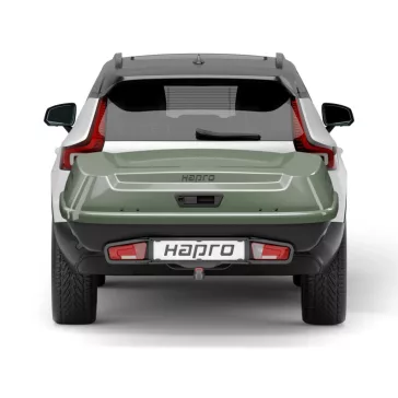   Hapro Boxer Hexagon L vonóhorogra szerelhető szállítóbox - 420 l, zöld
