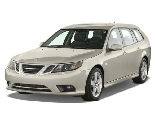 SAAB 9-3 WAGON REZAW-PLAST GUMMI FUẞMATTEN (2002-2012)