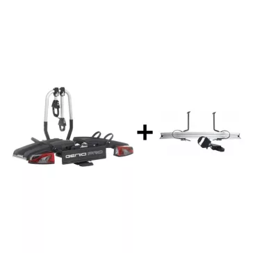   Atera Genio Pro 2 Advanced kerékpártartó, kerékpárszállító vonóhorogra adapterrel - 2+1db kerékpár