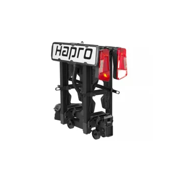   Hapro Atlas Premium XFold kerékpártartó, kerékpárszállító vonóhorogra - 2db kerékpár