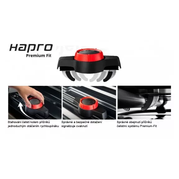 Hapro Traxer 6.2 TETŐBOX - antracit